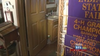 Intruder and his dog held at gunpoint inside homeowner's bathroom