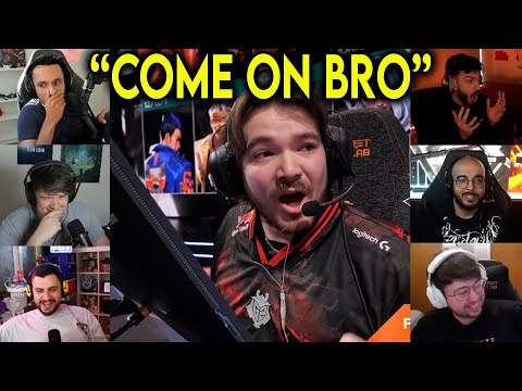 Valorant Streamers Reacts To G2 JonahP ZESTY MOCKING NRG s0m😂