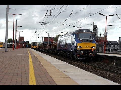 DRS Class 68026 Working 6K05 Through Wigan North Western