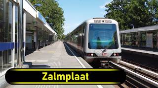 Metro Station Zalmplaat - Rotterdam 🇳🇱 - Walkthrough 🚶