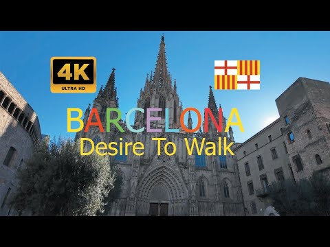 Barcelona 2026 4K | Desire to Walk Tour – Top Sights & Walking Experience