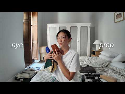 packing for nyc & mini journal tour | end of summer vlog