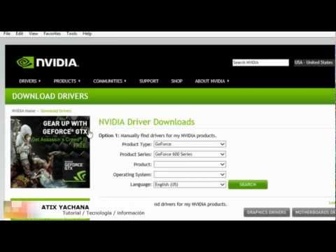 comment installer nvidia geforce