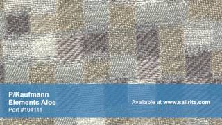 Video of P/Kaufmann Elements Aloe Fabric #104111