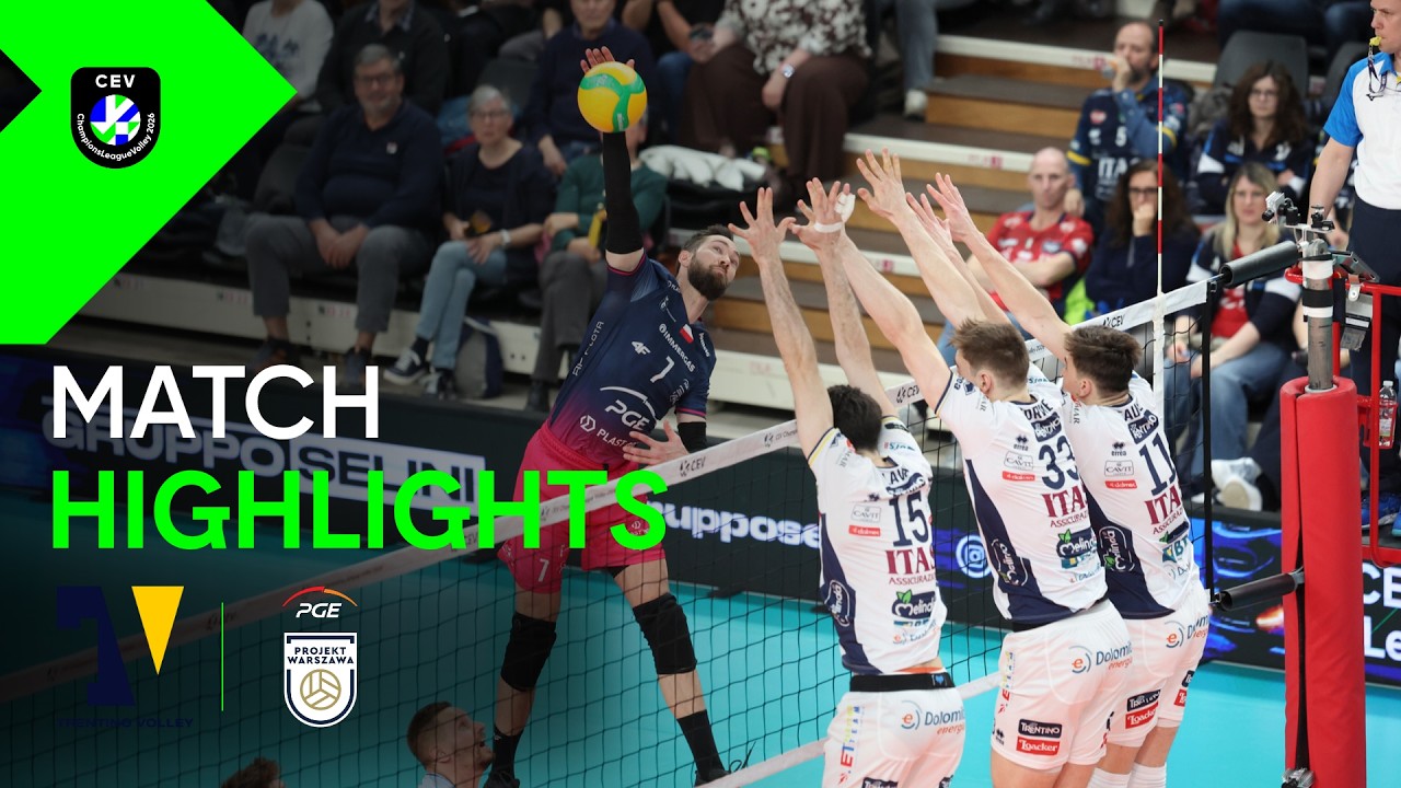 Highlights I Trentino Itas vs. PGE Projekt WARSZAWA | CEV Champions League Volley 2026