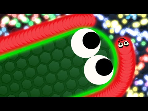Slither.io Best Troll Snake vs Giant Noob Snakes - Epic Slitherio Gameplay