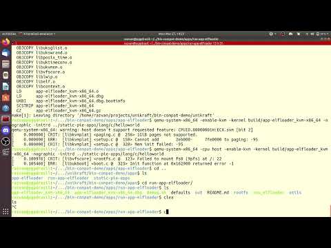 Unikraft: Binary Compatibility