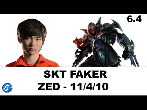 SKT Faker(Zed) vs Samsung Crown(Viktor) - Kr Ranked