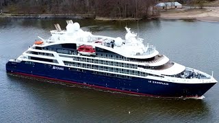 Le Champlain luxury cruise ship in Turku | Ponant Le Champlain
