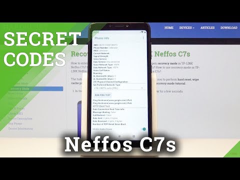 Secret Codes in TP-LINK Neffos C7s - Hidden Modes