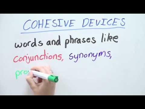 image-What are the different ways to create a cohesive text?