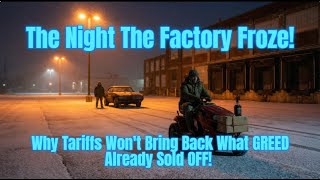 THE NIGHT THE FACTORY FROZE: True Story of Owosso MI, NAFTA, and the jobs that are never coming back