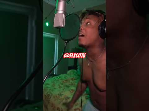 Juice Wrld FREESTYLE in bedroom studio 🔥🔥🔥 #rap #juicewrld #freestyle #beats