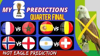 MY WORLD CUP 2026 PREDICTION | QUARTER FINAL