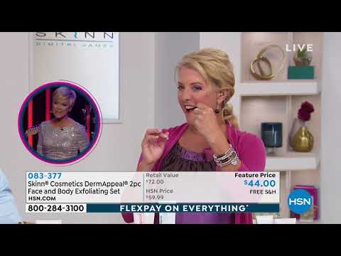 Skinn Cosmetics DermAppeal 2piece Face and Body Exfoliat...