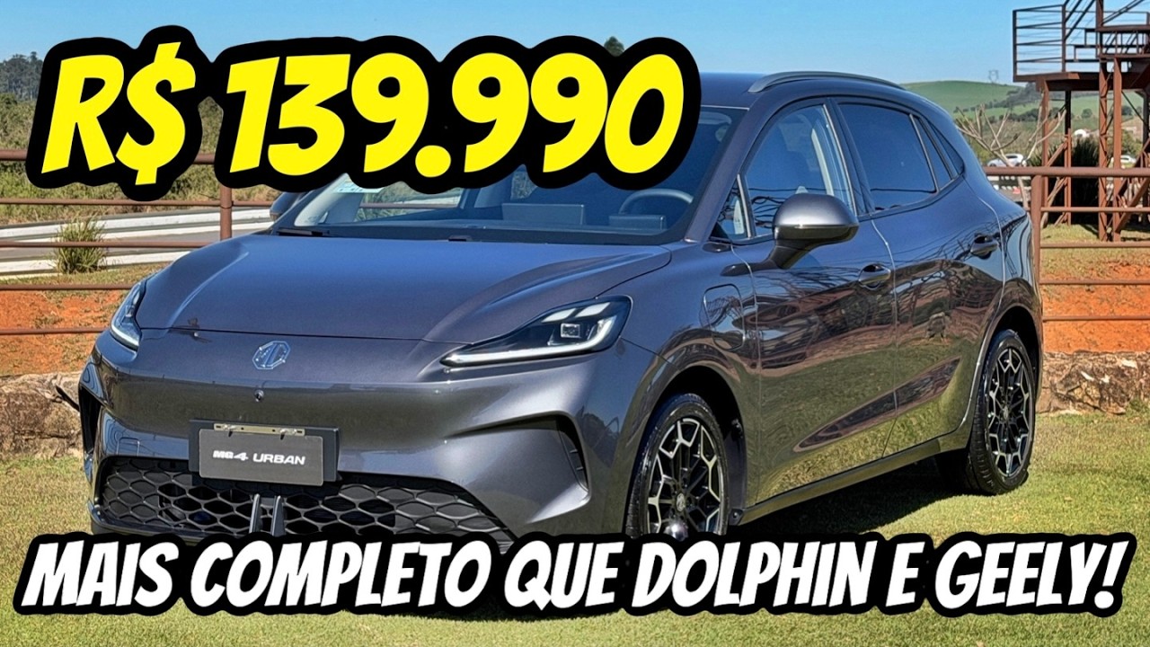 MG MG4 URBAN LUXURY - A VERSÃO QUE VAI ENTERRAR O BYD DOLPHIN E GEELY EX2