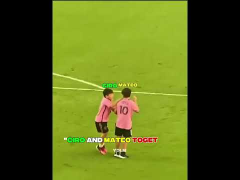 Messi Retired But His Legacy Didn't 🥶🤯 || #Messi #MessiRetirement #Thiago #mateo #Ciro #shorts