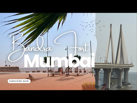 [4K] Bandra Fort | Castella De Aguada | Bandra-Worli Sea Link | Mumbai | Walking Tour Video |