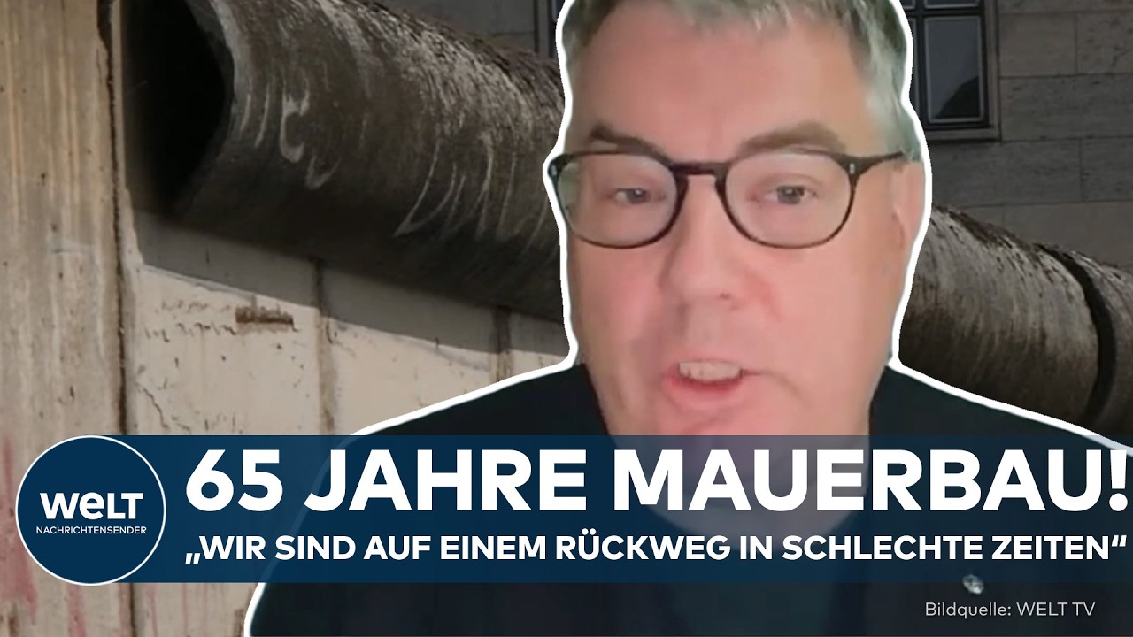 BERLIN: 65 Jahre Mauerbau | Historiker Kellerhoff warnt vor wachsendem Extremismus