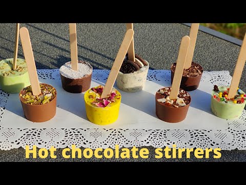 Hot Chocolate stirrers | chocolate on a stick |  Chocolate sticks 9 ways