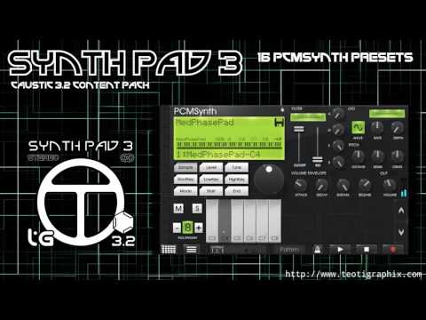Caustic 3.2 SynthPad Pack 3 Video