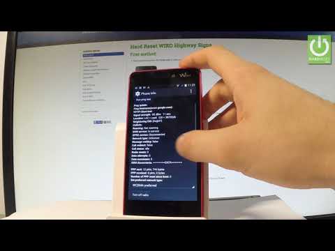 WIKO Highway Signs TESTING MENU / TEST MODE / Device Info