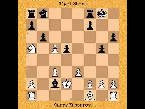 Garry Kasparov vs Nigel Short | World Championship Match, 1993 #chess #chessgame