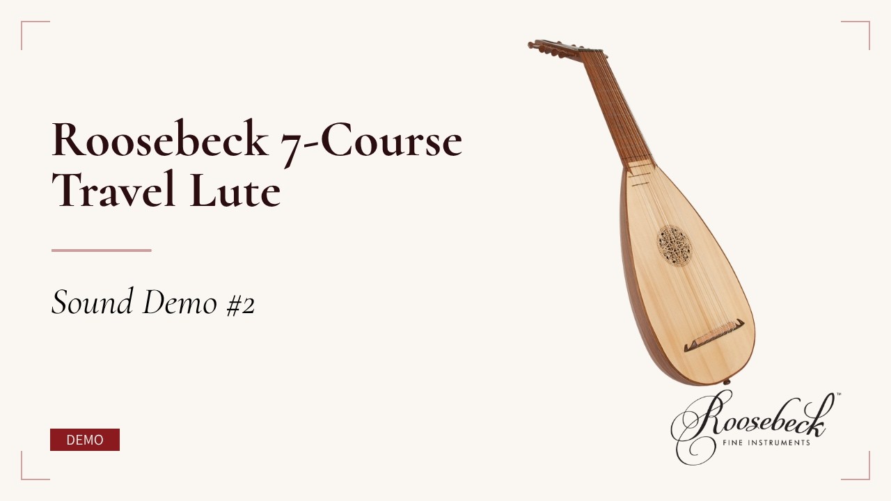 Roosebeck Travel Lute, 7-Course