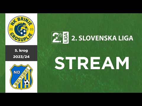 Brinje Grosuplje - Beltinci | 5. krog 2. SNL 2023/24 | Prenos