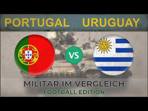 PORTUGAL vs URUGUAY - Militär im Vergleich - 2018 (Fußball)