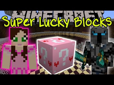 Minecraft: PINK SUPER LUCKY BLOCK CHALLENGE GAMES - Lucky Block Mod - Modded Mini-Game