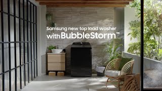 Top loading washer WA8800: BubbleStorm™ wash sys