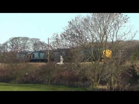 37688/37609 with 37259/37218 DIT 0K73 Sellafield - Crewe 30th November 2013