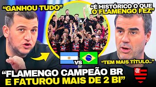 TV ARGENTINA IMPRESSIONADA COM MAIS UM TÍTULO DO FLAMENGO DO BRASILEIRÃO
