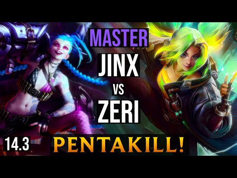JINX Bot vs VI | KR Master - Patch 14.3