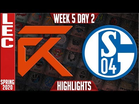 XL vs S04 Highlights | LEC Spring 2020 W5D2 | Excel Esports vs Schalke 04