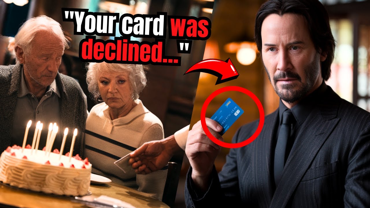 Elderly Couple Struggles to Pay for Their Anniversary Dinner - Keanu Reeves Act Stuns Everyone!