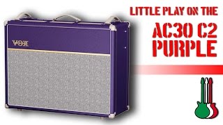 Video thumbnail for Little play on the AC30 C2 Purple by Marco G. Di Marco