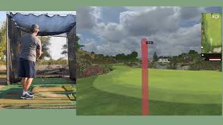 Playing 3 Holes Using Real Clubs and AlmostGolf/Real Balls on E6 Connect with SLX SwingLogic.