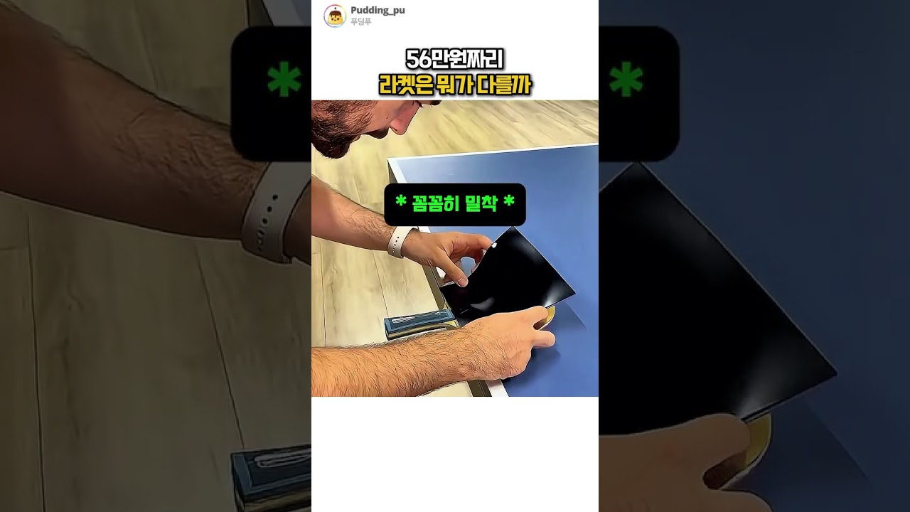 56만원짜리 탁구 라켓