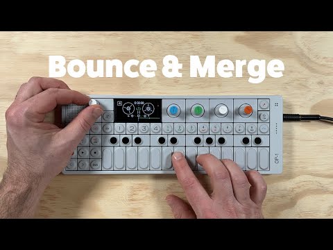 3 ways to bounce and merge tracks on the OP-1