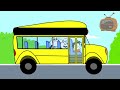 The Wheels On The Bus Go Round And Round EK Doodles English Nursery Rhymes The Toddlers TV