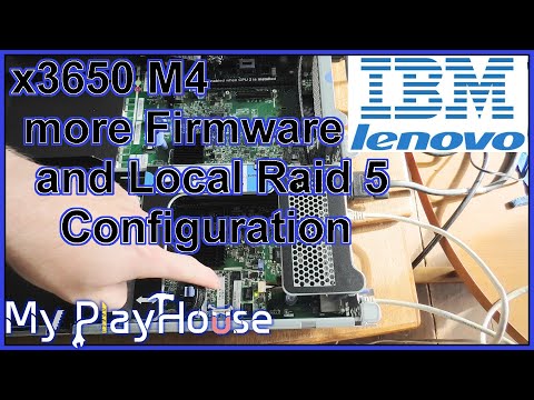 x3650 M4 Update Backup Firmware & Setup a Raid Drive - 995