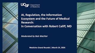 AI, Regulation, the Information Ecosystem and the Future of Medical Research