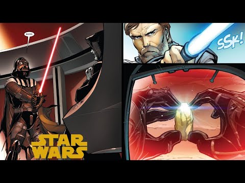 How Darth Vader Turned His Lightsaber RED (Canon) - Star Wars Explained