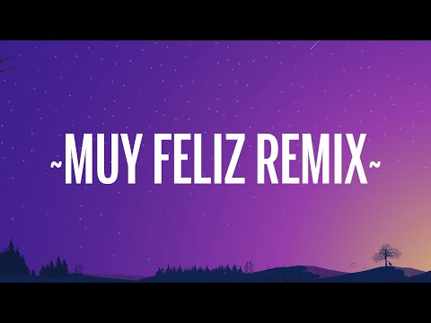 Ñejo x Nicky Jam x Silvestre Dangond - Muy Feliz Remix (Letra/Lyrics)