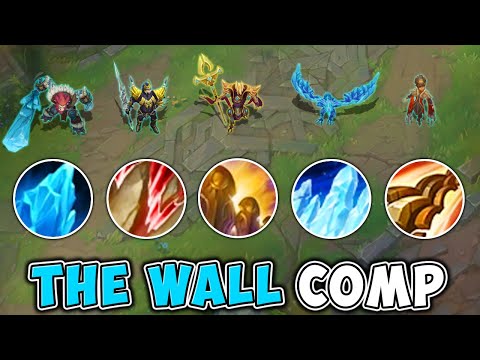 WE BUILT 100 WALLS AND TRAPPED THE ENEMIES INSIDE (5 MAN WALL COMP)