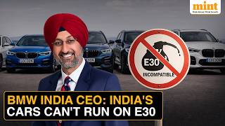 BMW India CEO Warns Most Cars Sold Today Won't Be Compatible With Future E30 Higher Blended Fuel