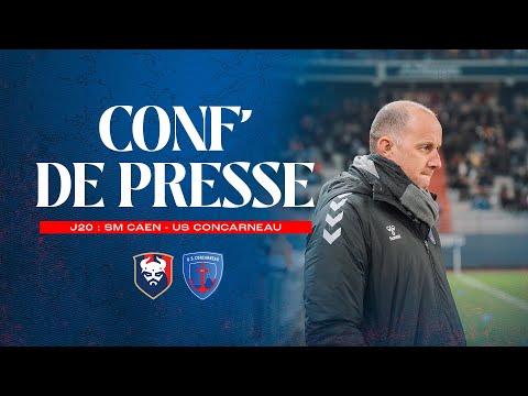 Conférence de presse J20 : SM Caen - US Concarneau