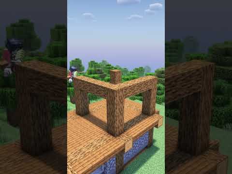 Minecraft Easy Starter House🏠 #shorts